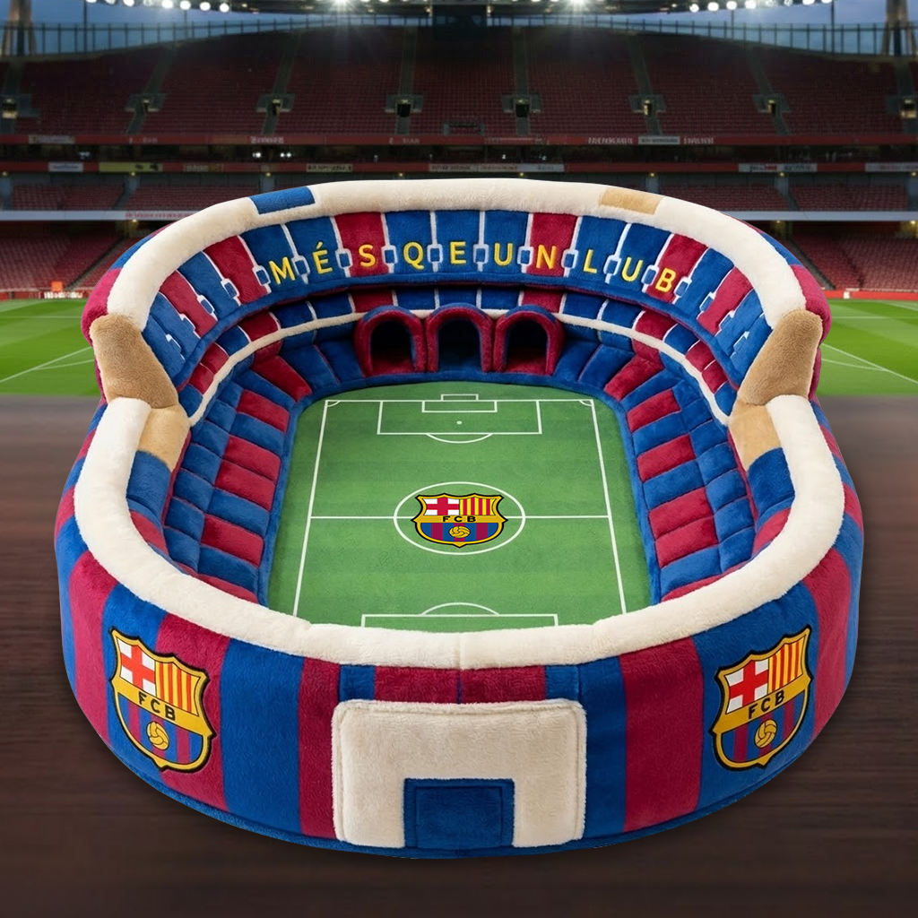 Barca Stadium Pillow - Personalized Gift For Fans , Decor customized Gift