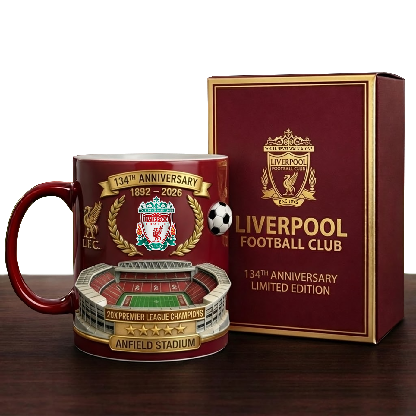 LVP 134 Years Anniversary Accent Mug , Cream Mug Gifts , Holiday Gifts V2