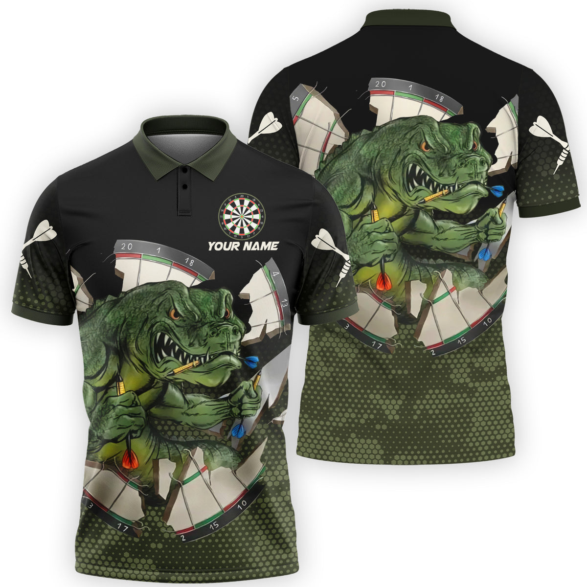 Personalized Name Alligator Darts All Over Printed Unisex Shirt Q100304