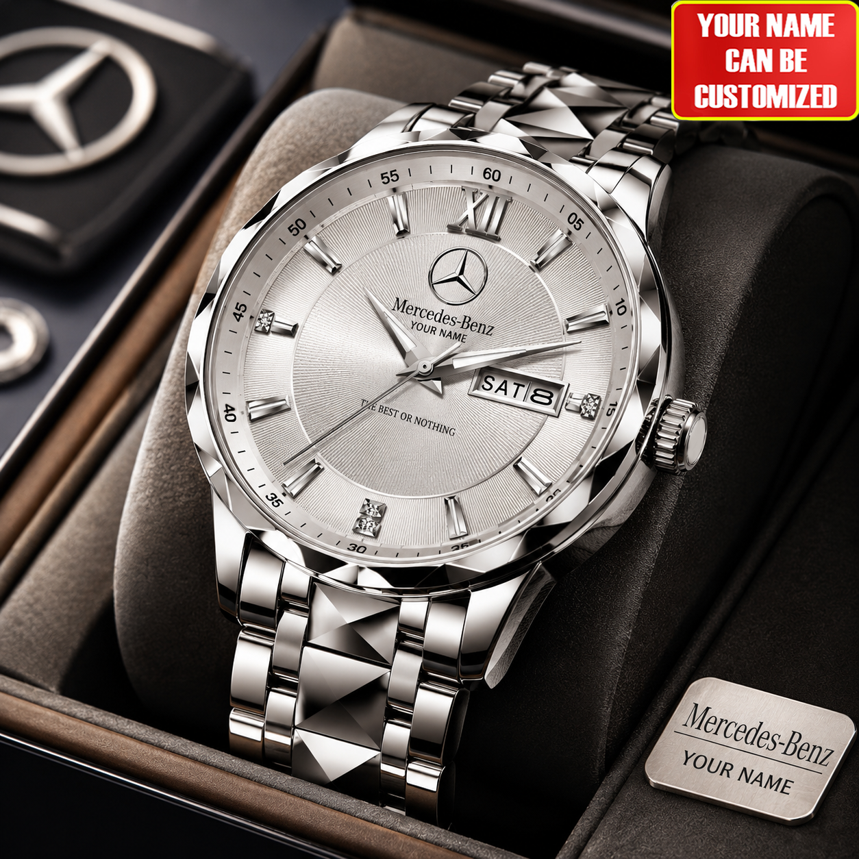 Personalized Merc The Best Or Nothing Luxury Charley Watch
