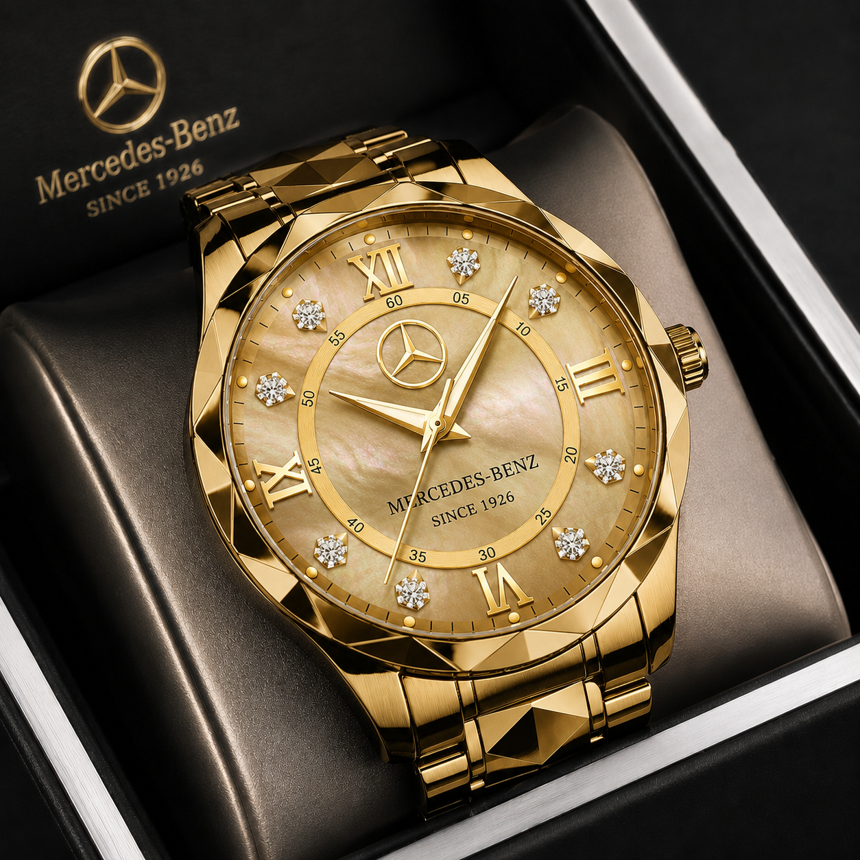 Personalized Merc Abstract Premium Luxury Charley Watch