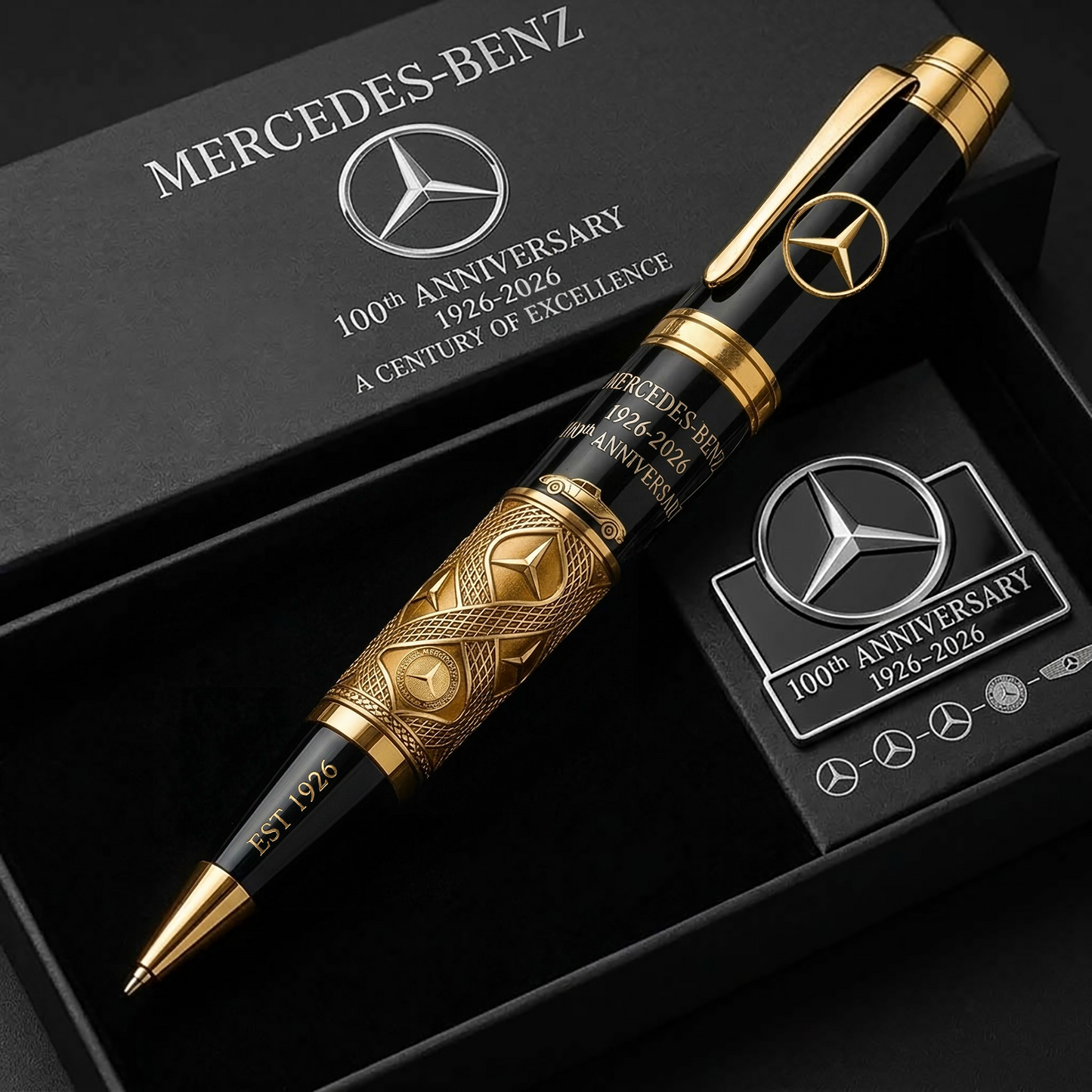 Merc 100th Anniversary Edition Ballpoint Pen V5 (1926- 2026)