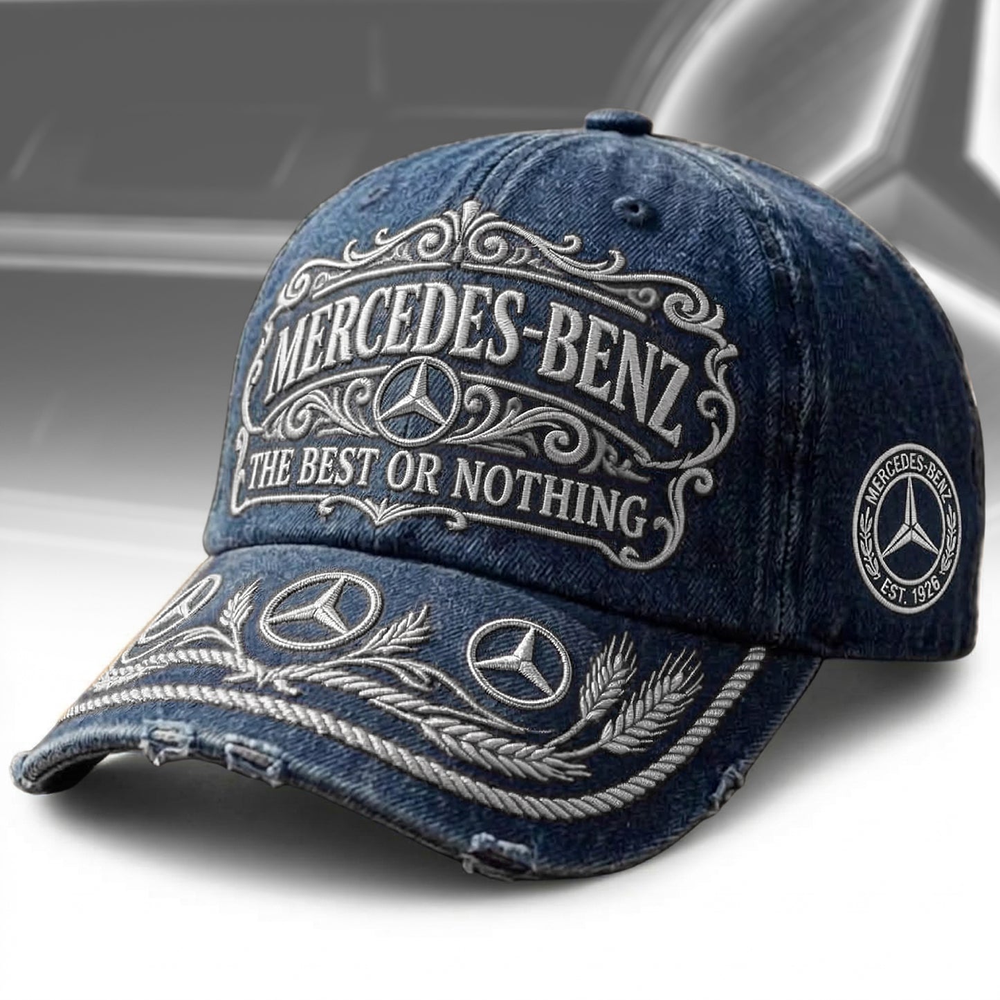 Merc The Best Or Nothing Denim Classic Cap Est 1926