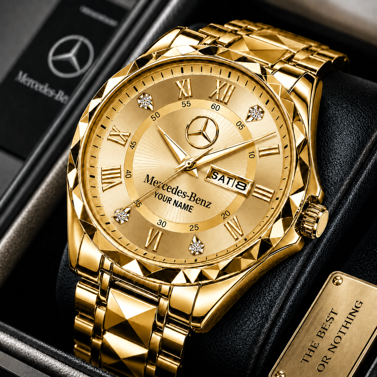 Personalized Merc Luxury Charley Watch- Premium Automotive Inspired Timepiece