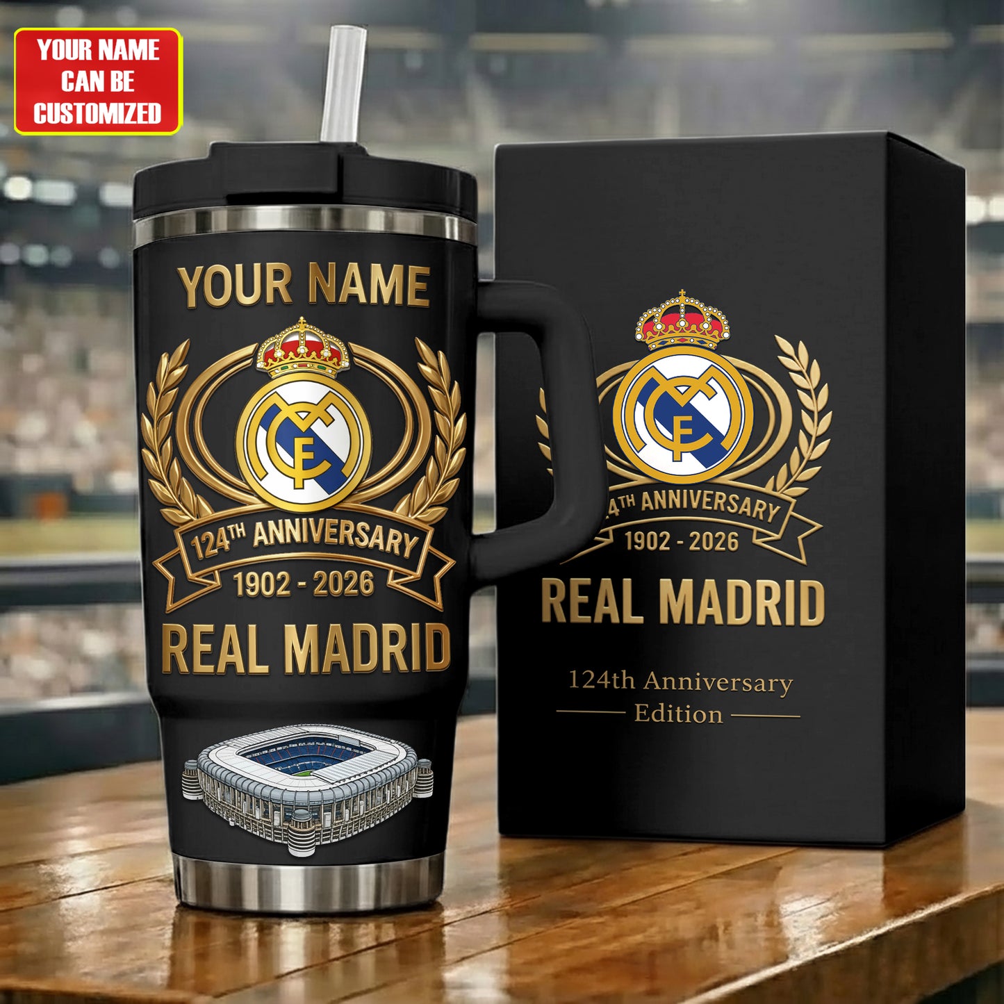 Personalied Real 124th Anniversary Insulated Tumbler 30oz 40oz V2