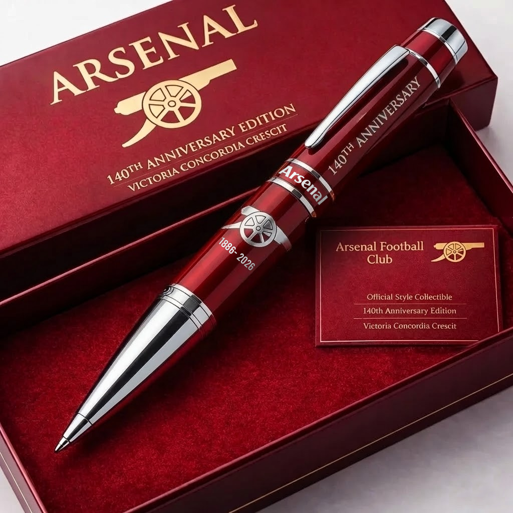 Arsenal FC 140th Anniversary Edition Ballpoint Pen (1886- 2026)