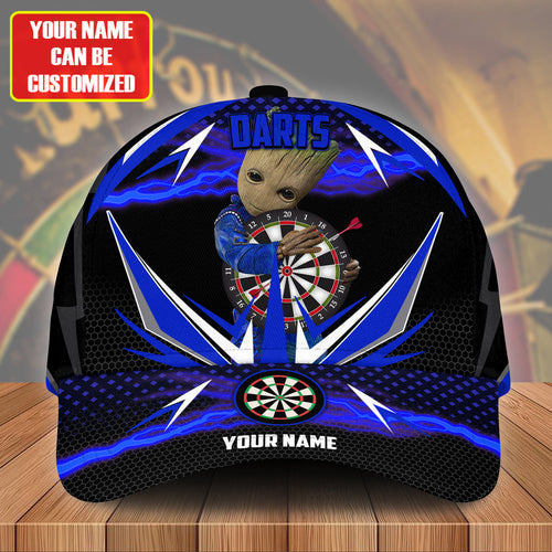 Personalized Name Blue Gr Darts Classic Cap Q120301