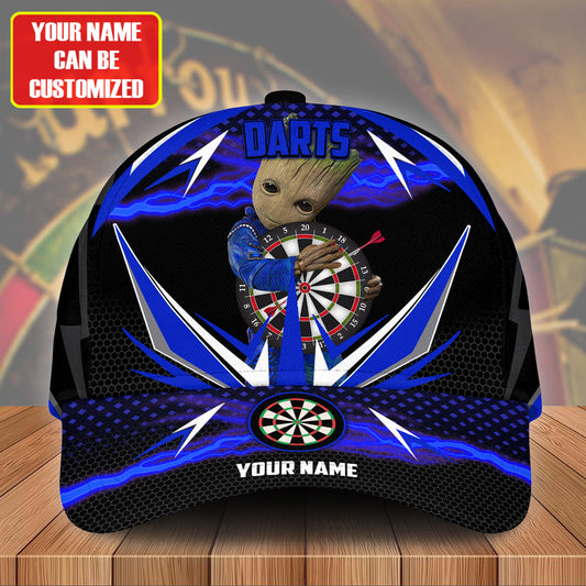 Personalized Name Blue Gr Darts Classic Cap Q120301