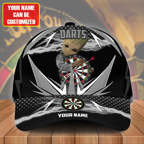 Personalized Name Black Gr Darts Classic Cap Q120301
