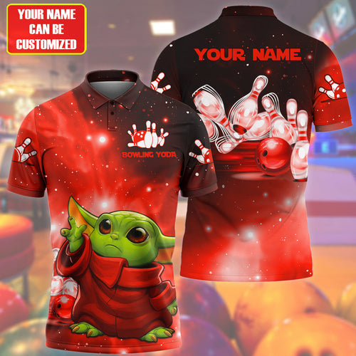 Personalized Name Red Yd Bowling All Over Printed Unisex Shirt Q120404