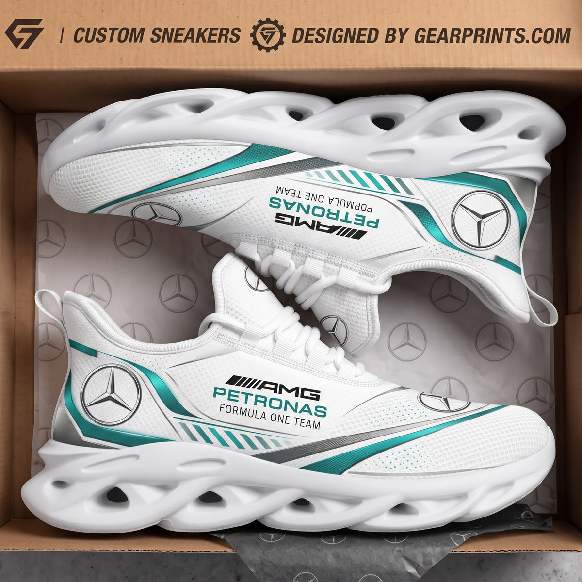 Merc AMG Petronas 2026 Sport Chunky Custom Sneaker