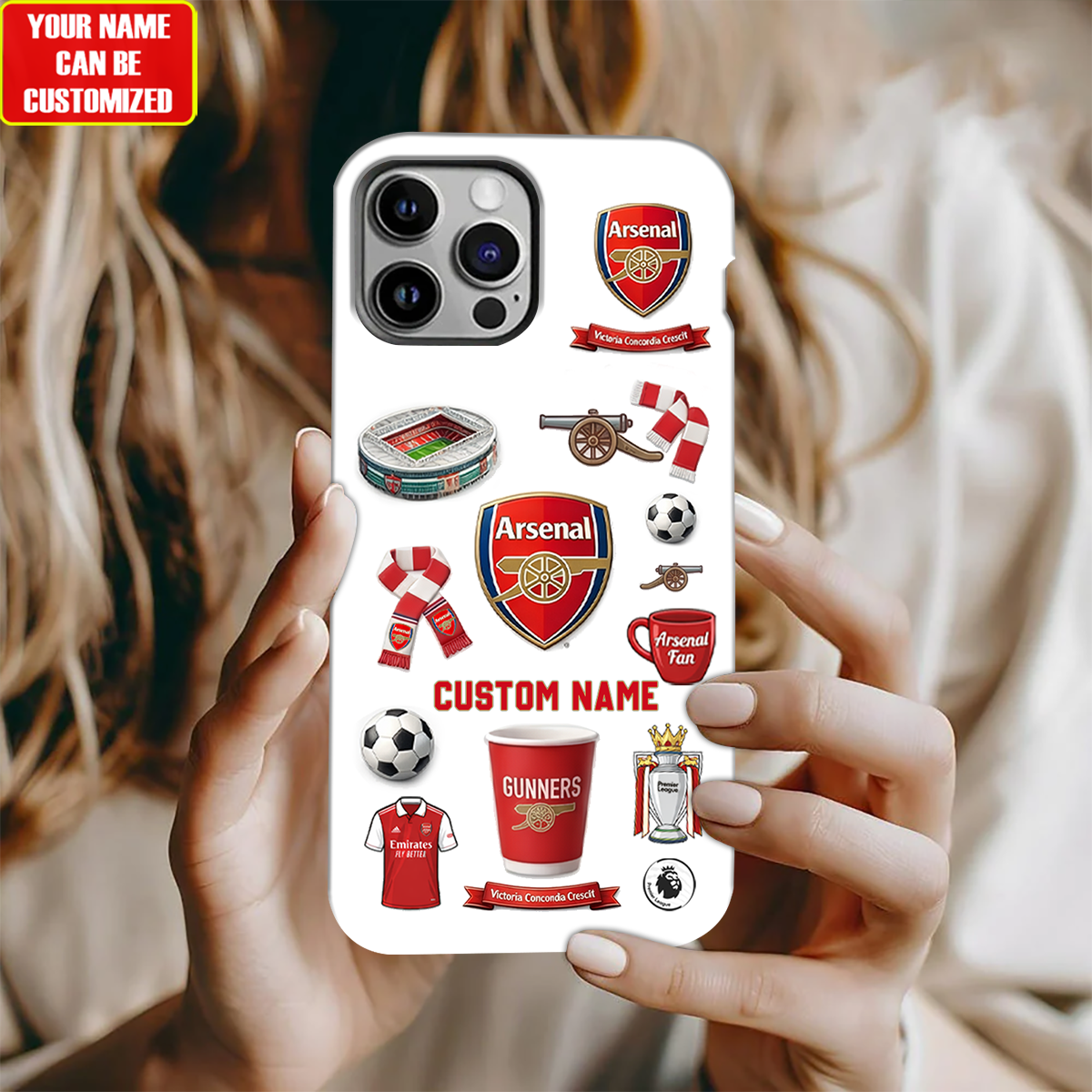 Ars Victoria - Personalized Arsenal Full Print Phone Case