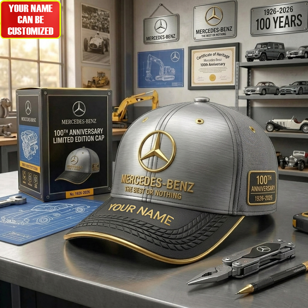 Merc Luxury Metal 100th Anniversary Classic Cap (1926-2026)