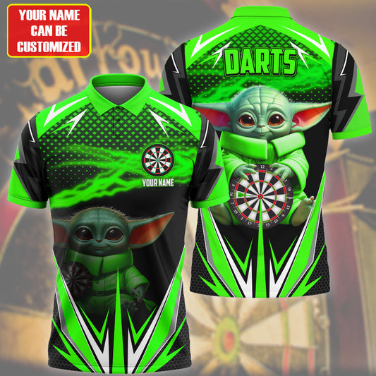 Personalized Name Yd Darts Q5 Green Version All Over Printed Unisex Shirt Q130505