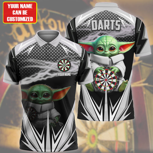 Personalized Name Yd Darts Q5 Black Version All Over Printed Unisex Shirt Q130505