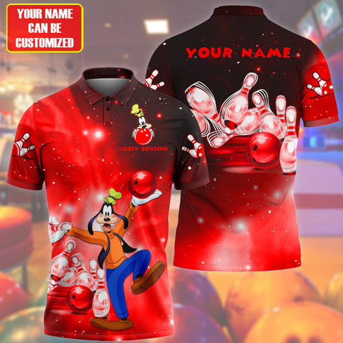 Personalized Name Red Gf Bowling All Over Printed Unisex Shirt Q020501