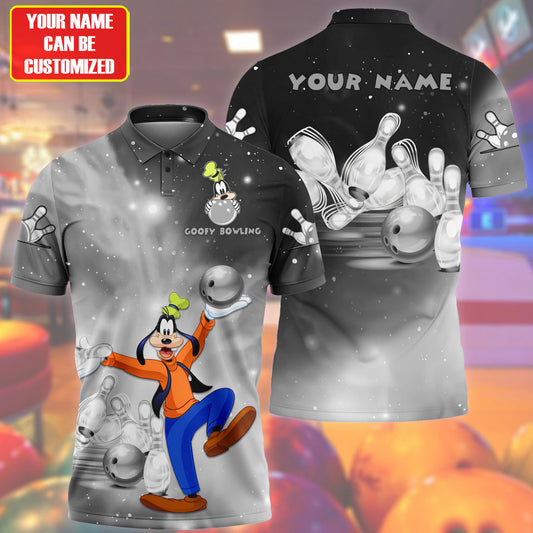 Personalized Name Black Gf Bowling All Over Printed Unisex Shirt Q020501