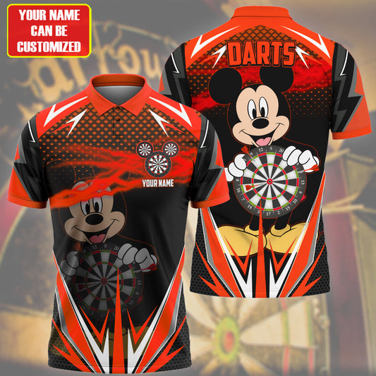 Personalized Name Mk Darts Q3 Red Version All Over Printed Unisex Shirt Q140311