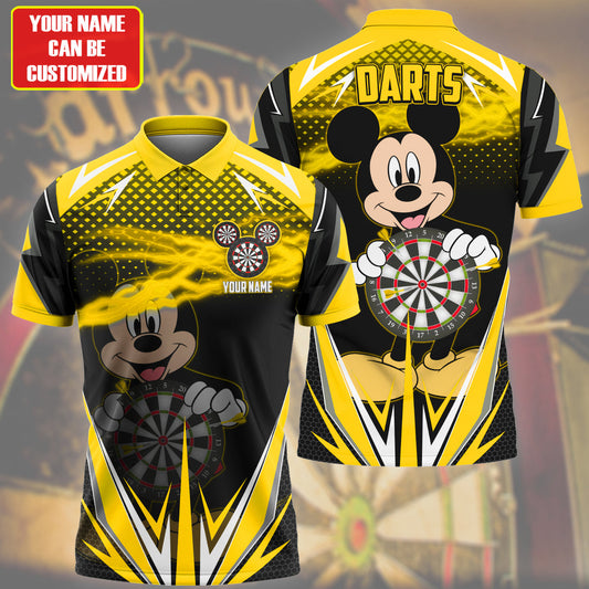 Personalized Name Mk Darts Q3 Yellow Version All Over Printed Unisex Shirt Q140311