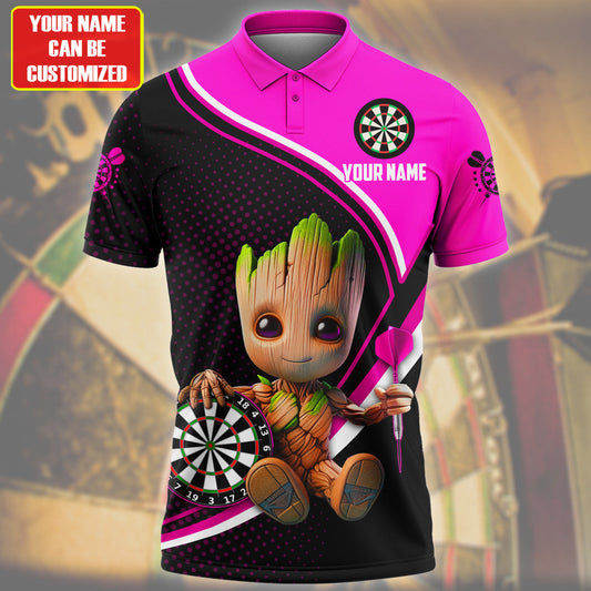 Personalized Name Pink Baby Gr Darts All Over Printed Unisex Shirt Q140603