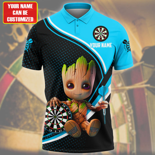 Personalized Name Teal Baby Gr Darts All Over Printed Unisex Shirt Q140603