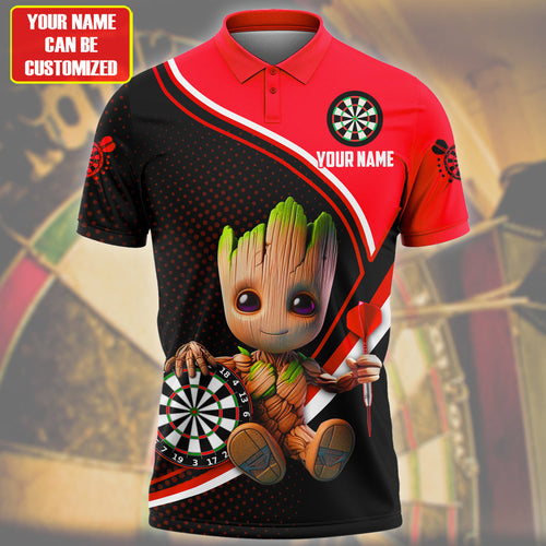 Personalized Name Red Baby Gr Darts All Over Printed Unisex Shirt Q140603