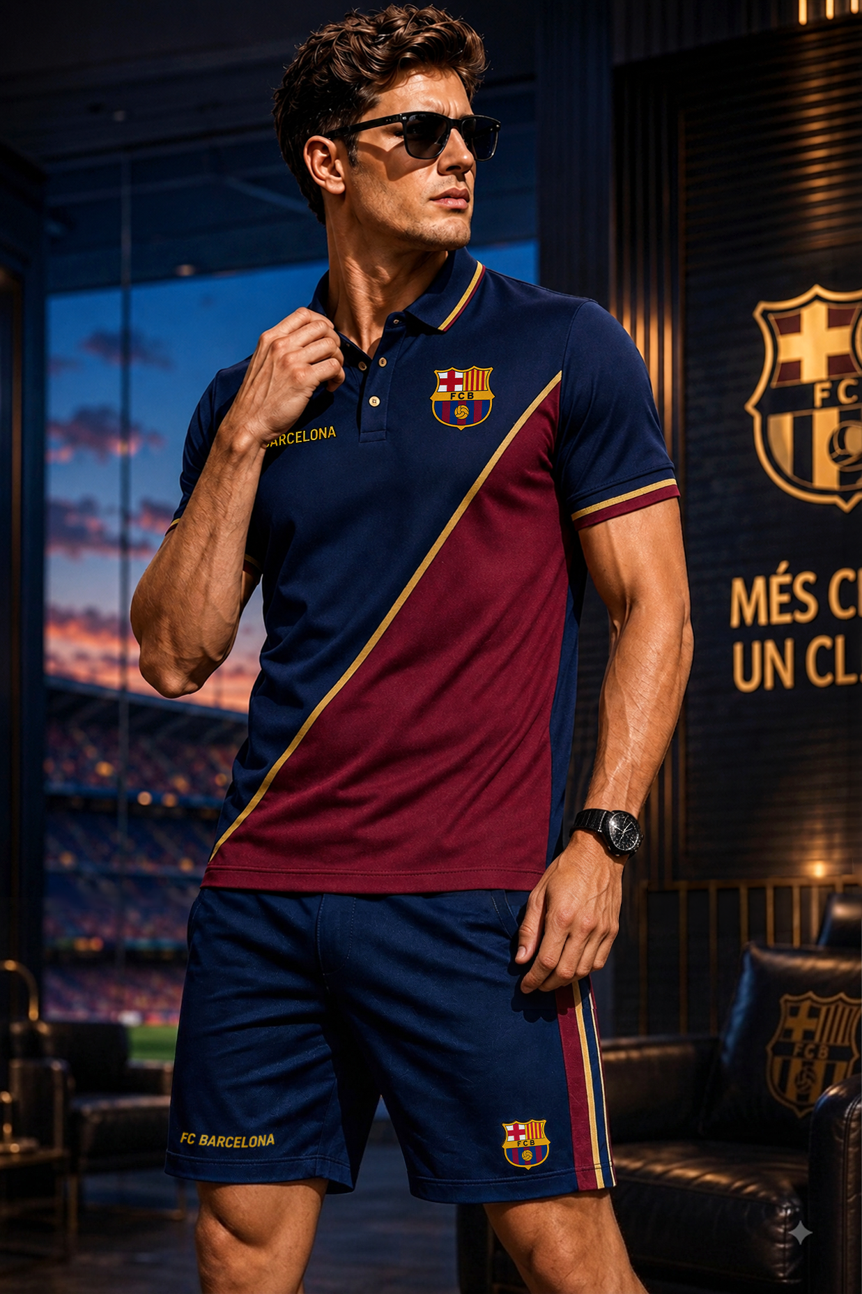 Personalized Barca FC Sport All Over Printed Shirt V11