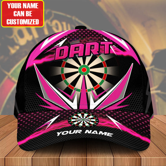 Personalized Name Pink Darts Classic Cap Q150304