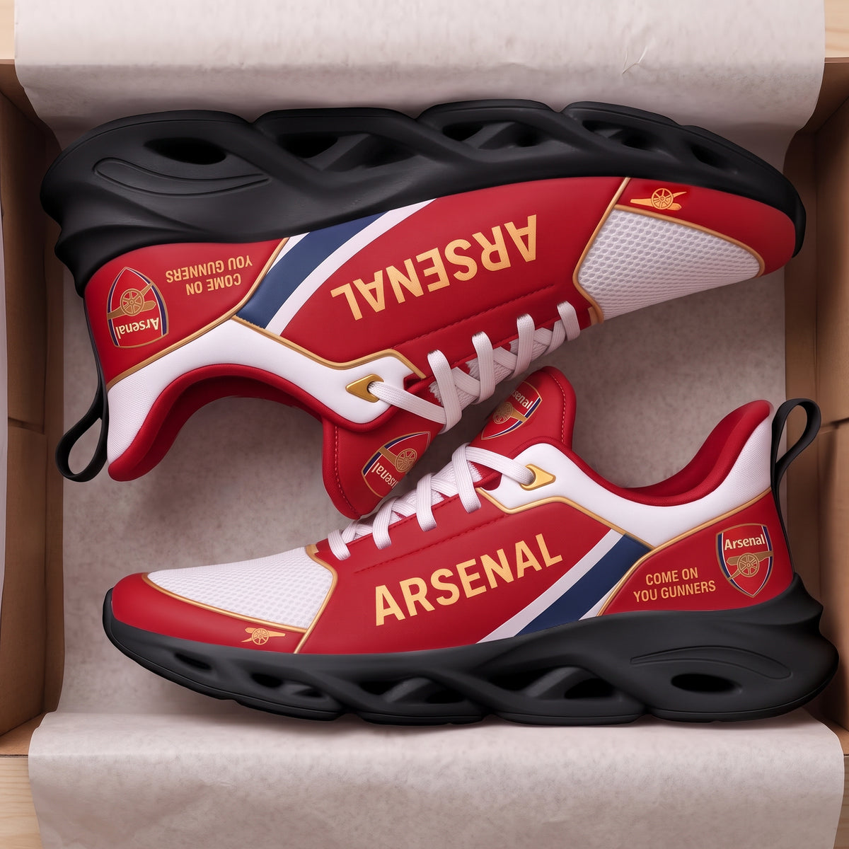 Arsenal FC Gunners 2026 Sport Chunky Custom Sneaker