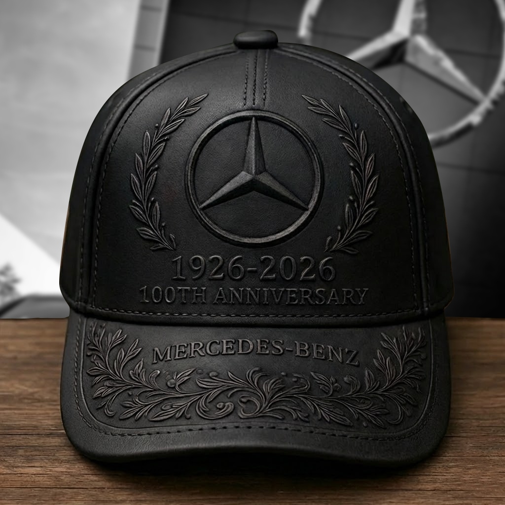 Merc 100th Years Leather Vintage Classic Cap