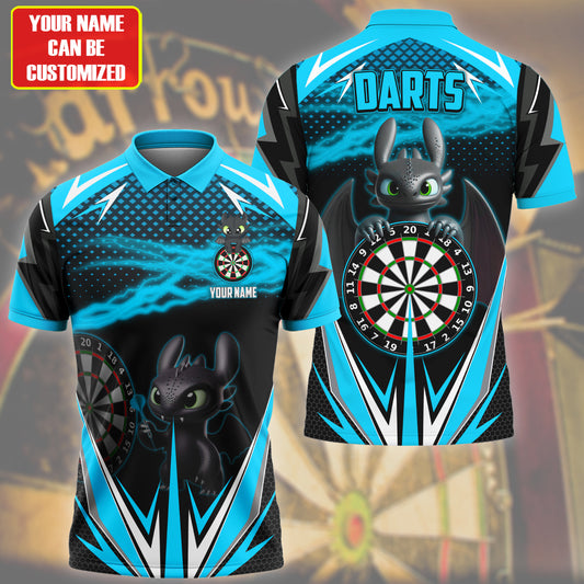 Personalized Toothless Darts Teal Version All Over Printed Unisex Shirt Q160605