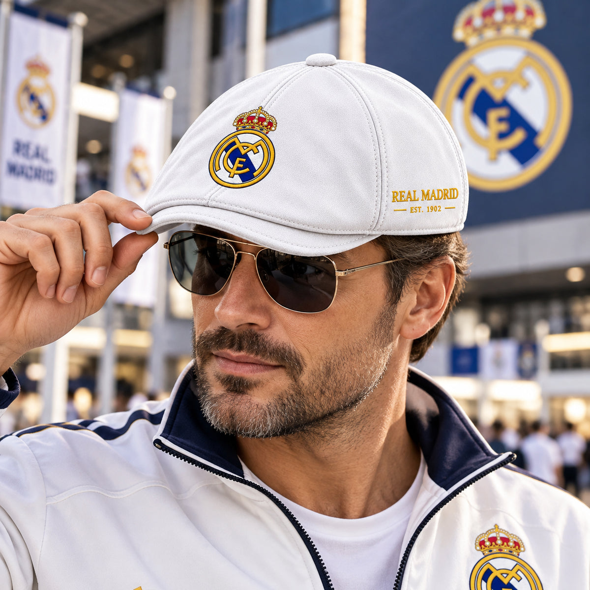 Real FC The Alfred Ivy Cap , Flat Cap