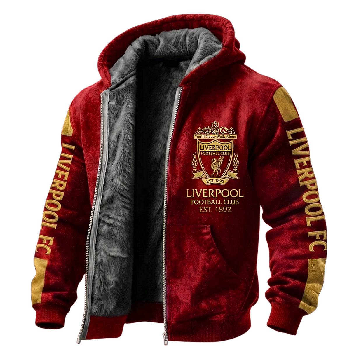 Personalized LVP Vintage Fleece inside Jacket