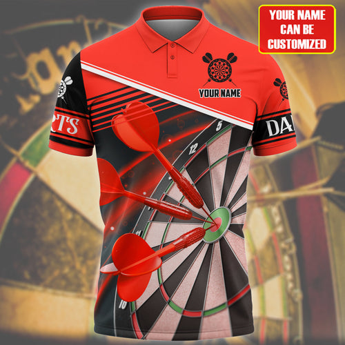 Personalized Name Red Darts Q2 All Over Printed Unisex Shirt Q130911