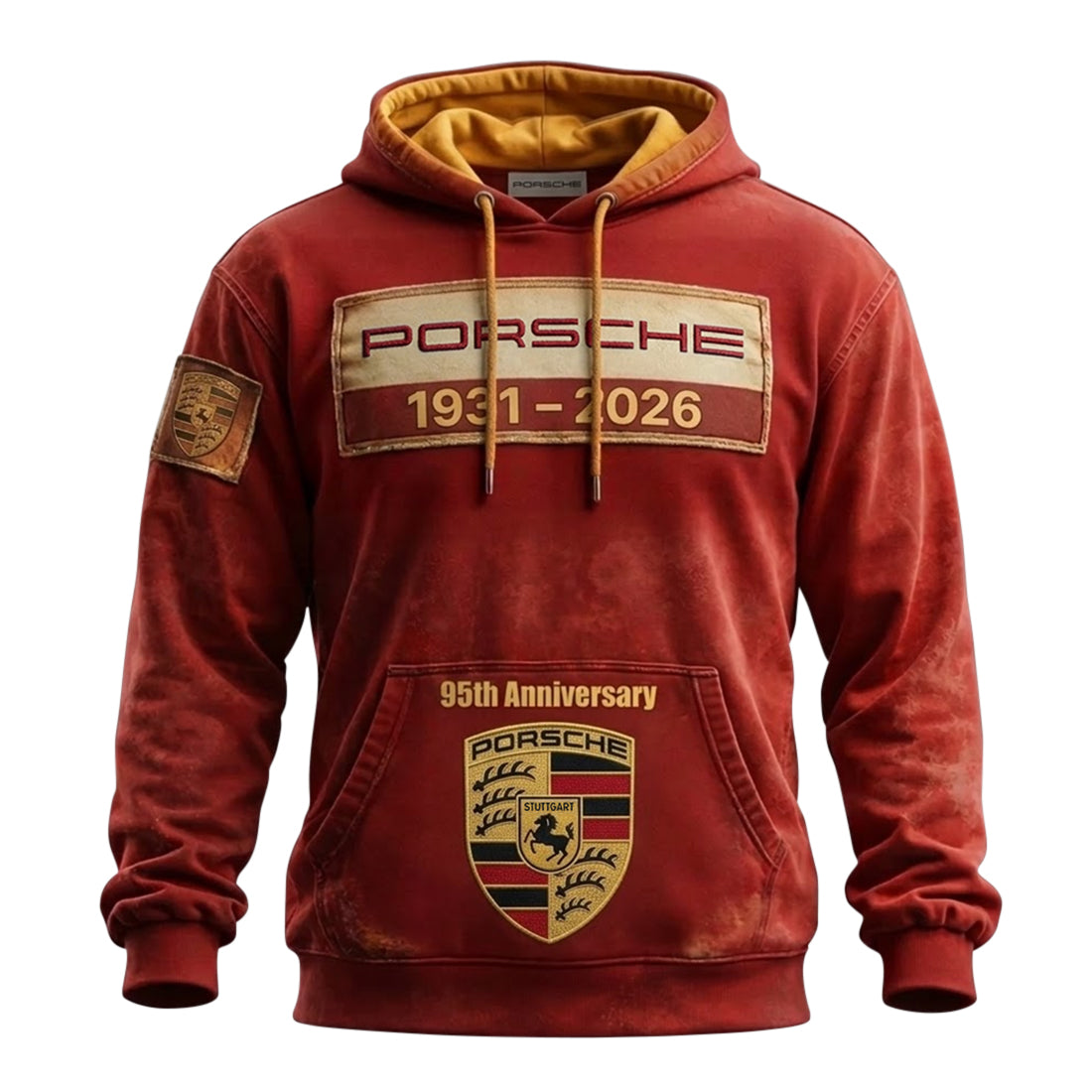 Customized Pors 95th Anniversary Vintage Unisex Hoodie (1931-2026)