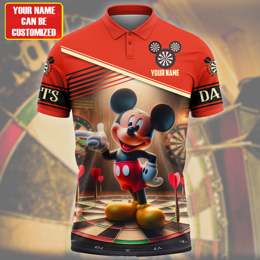 Personalized Name MK Darts All Over Printed Unisex Shirt QB180403