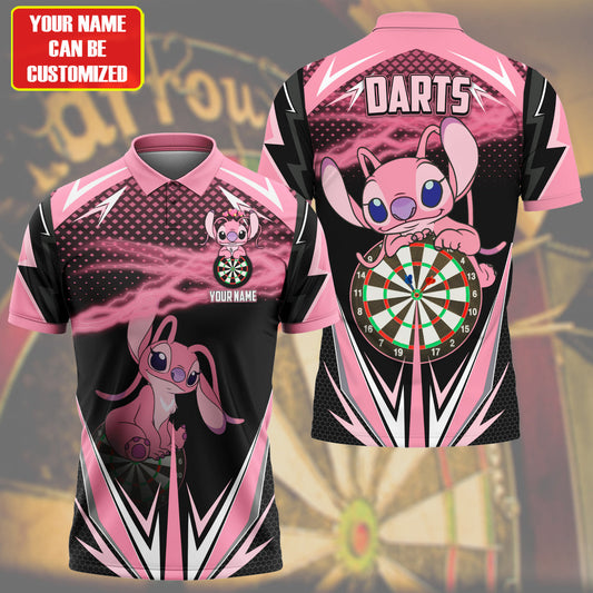 Personalized Name Angel Darts All Over Printed Unisex Shirt Q180604