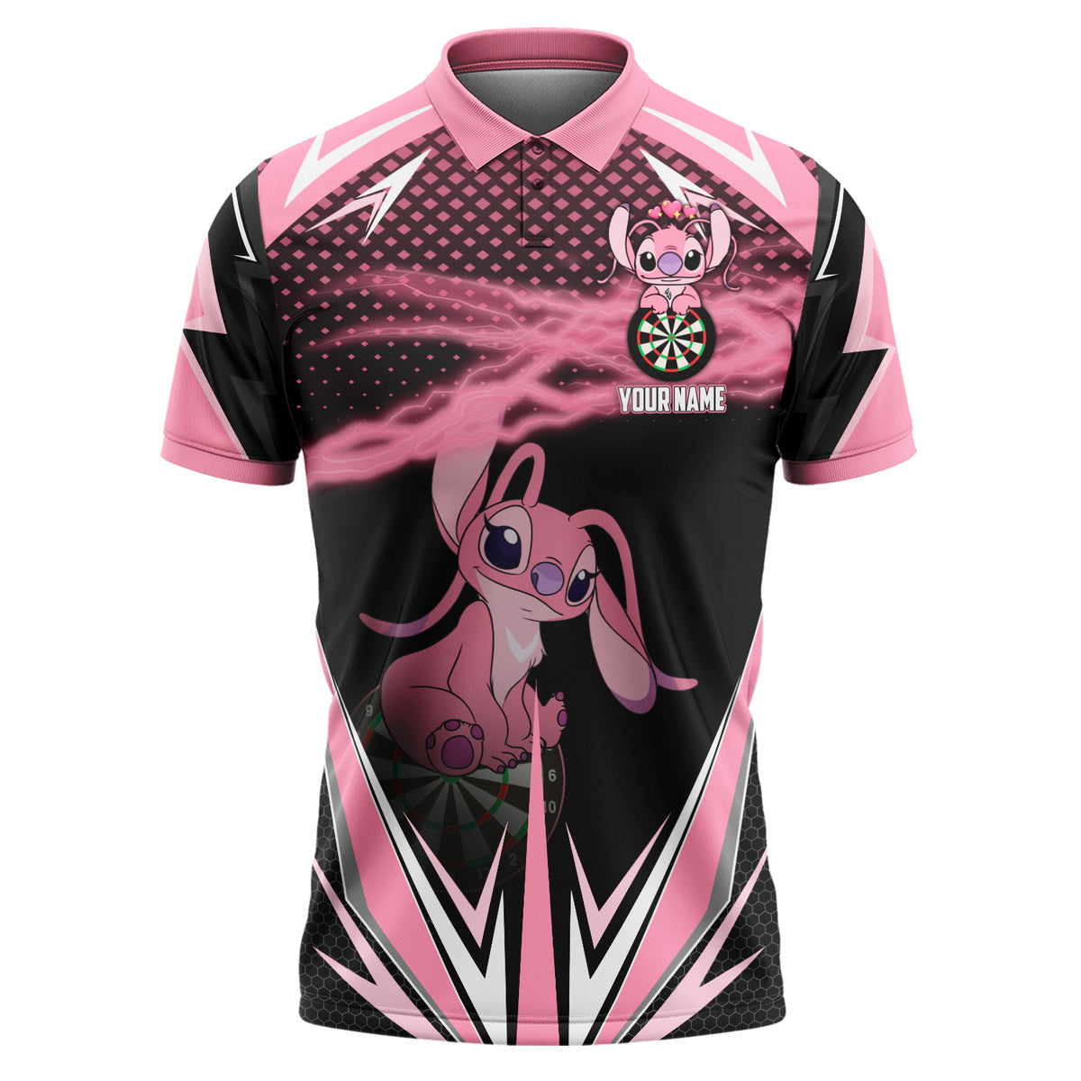 Personalized Name Angel Darts All Over Printed Unisex Shirt Q180604