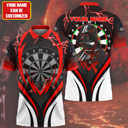 Dart Vader Q3 Funny Personalized Name 3D Shirt For Darts Player Q190202