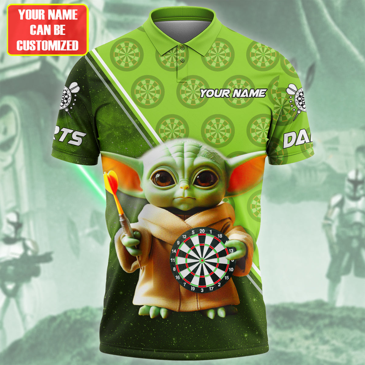 Personalized Name Yd Darts Q2 All Over Printed Unisex Shirt Q190401