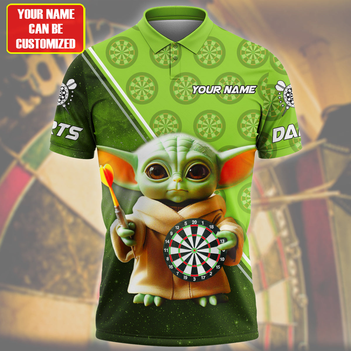 Personalized Name Yd Darts Q2 All Over Printed Unisex Shirt Q190401