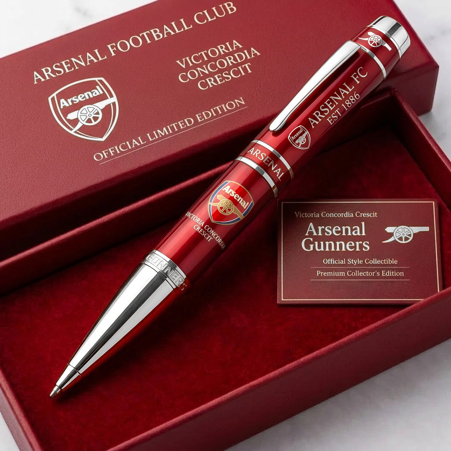 Arsenal Gunners Est 1886 Edition Ballpoint Pen