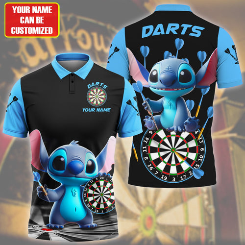 Personalized Name St Darts Q6 Teal Version All Over Printed Unisex Shirt Q200309