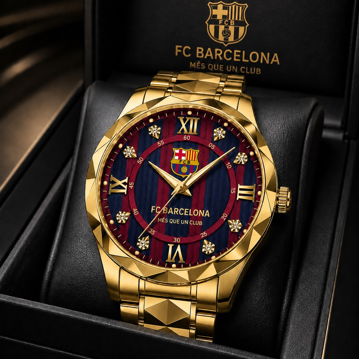Personalized Barca Mes Que Un Club Luxury Alloy Charley Watch