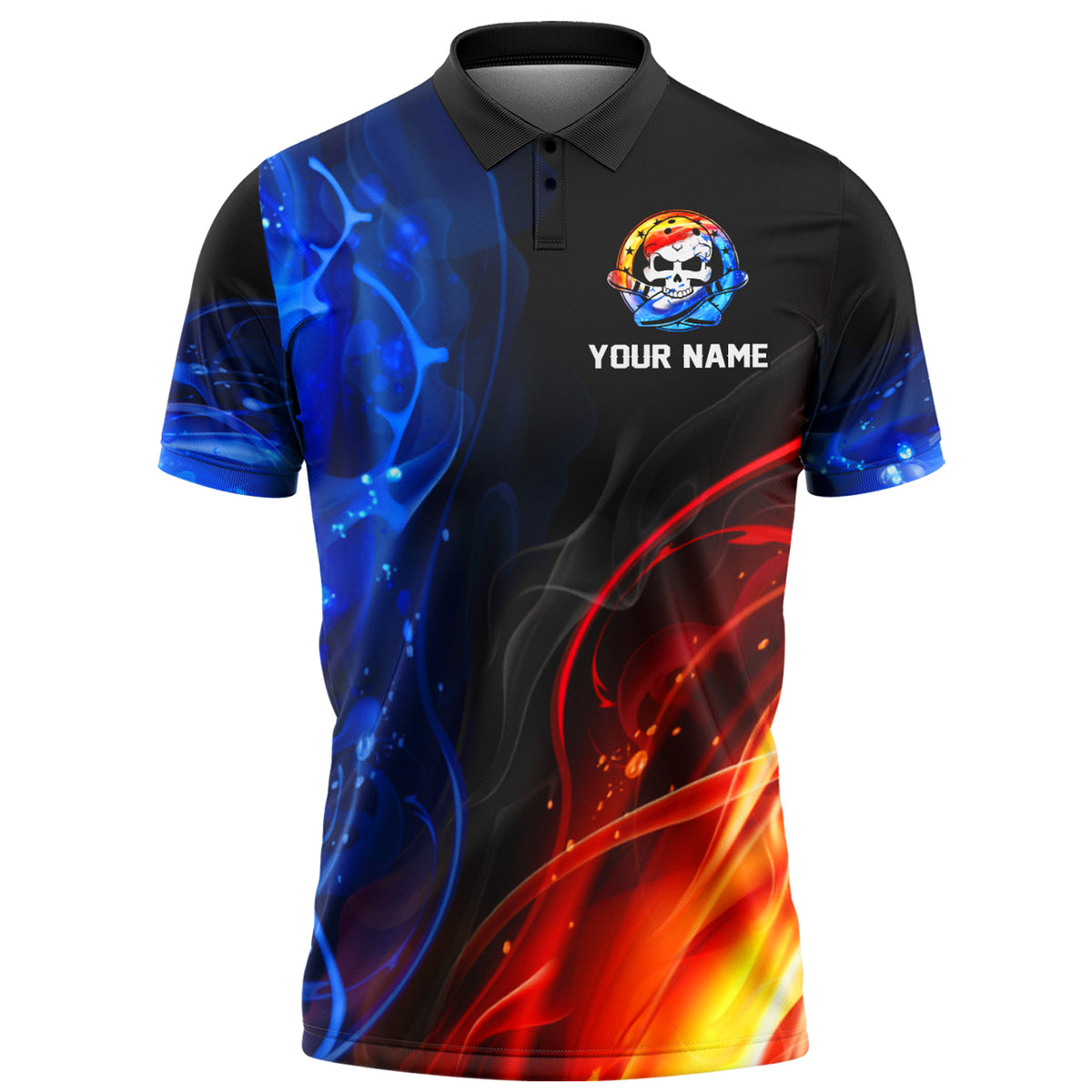 Personalized Name Bowling Swearing All Over Printed Unisex Shirt Q200907