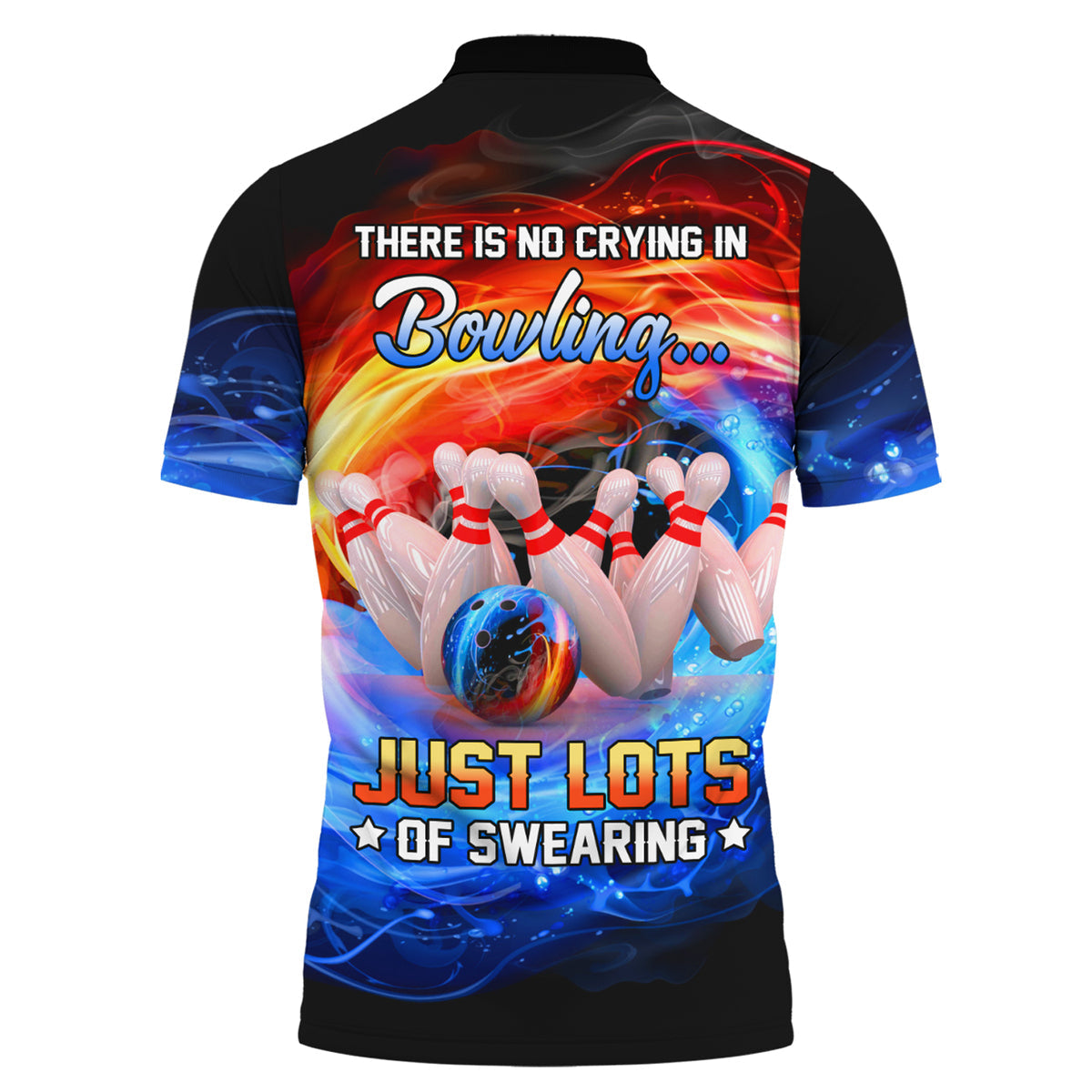 Personalized Name Bowling Swearing All Over Printed Unisex Shirt Q200907