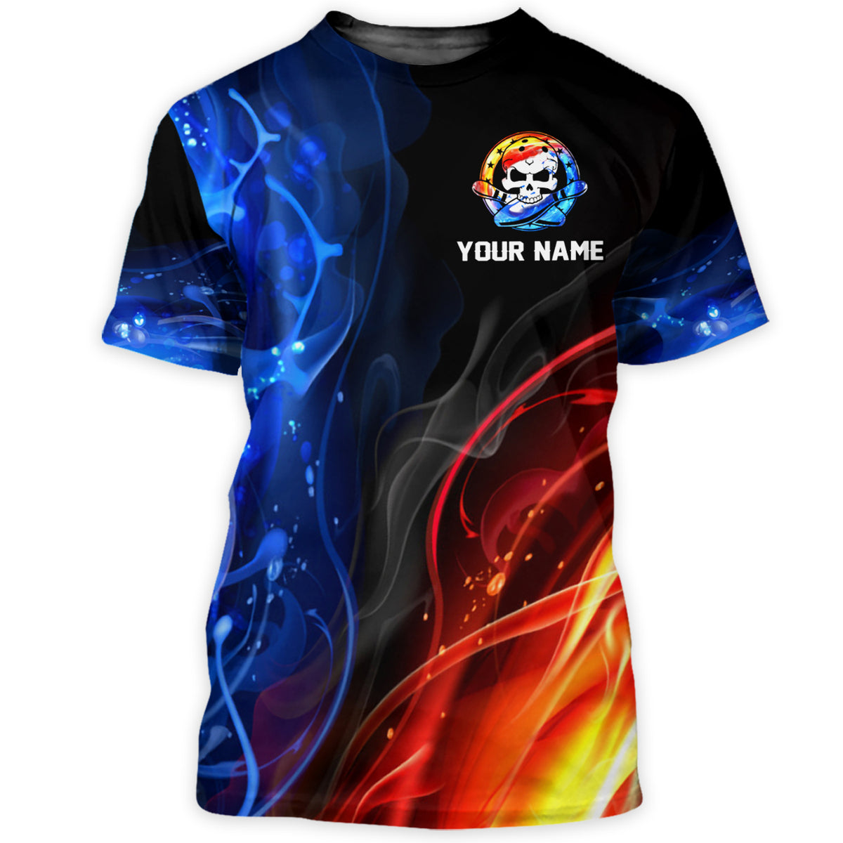 Personalized Name Bowling Swearing All Over Printed Unisex Shirt Q200907