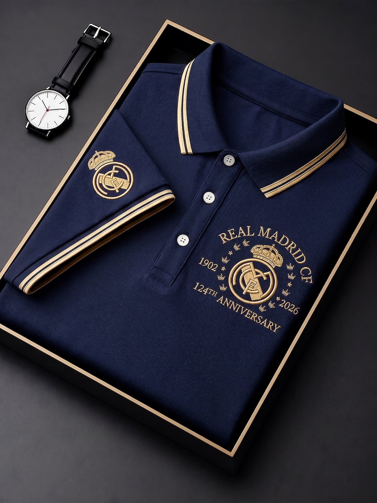Personalized Real 124TH Anniversary Edition 3D Full Printing Set , Shirt , Hoodie , Short , Polo , hawaii