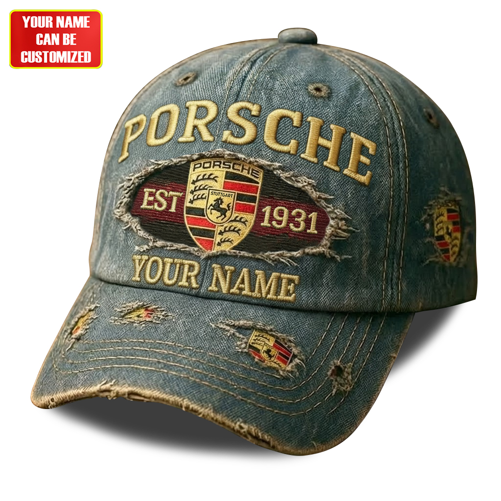 Personalized Pors 1931 Denim Cap