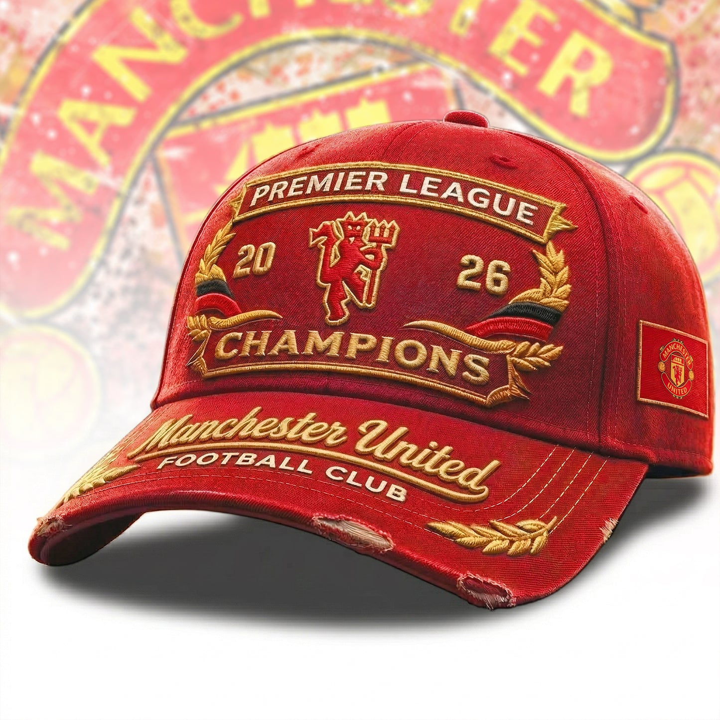 MU FC Champions Denim Classic Cap